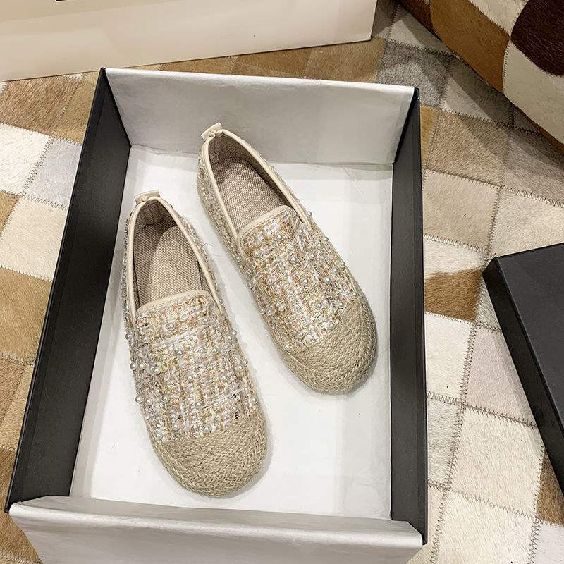 Women's Slip-On Fisherman Shoes Lazy Loafers2025Spring and Autumn New Style Flat Casual Loafers for Women