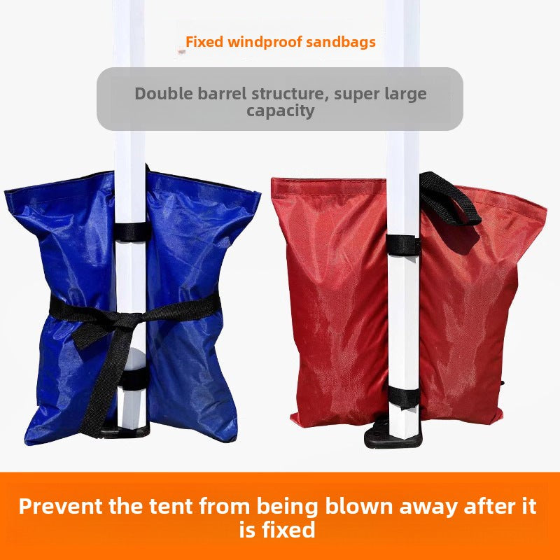Sandbag Weighted Four-Leg Umbrella Tent Accessories Fixed Base Water-Filled Canopy Sandbag Weighted Windproof Sunshade Umbrella Counterweight