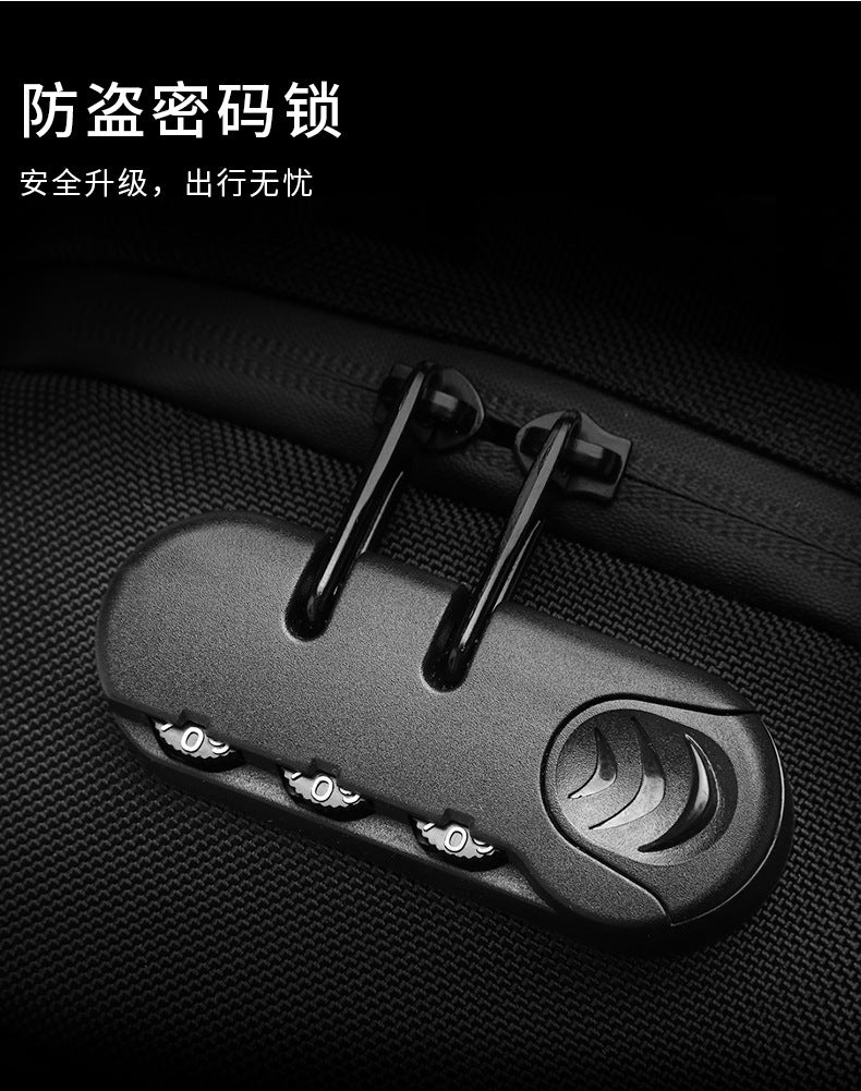 OZUKO Anti-theft Men's Chest Bag Waterproof Oxford Cloth Single Shoulder Crossbody Bag Chest Portable Multifunctional Trendy Bag