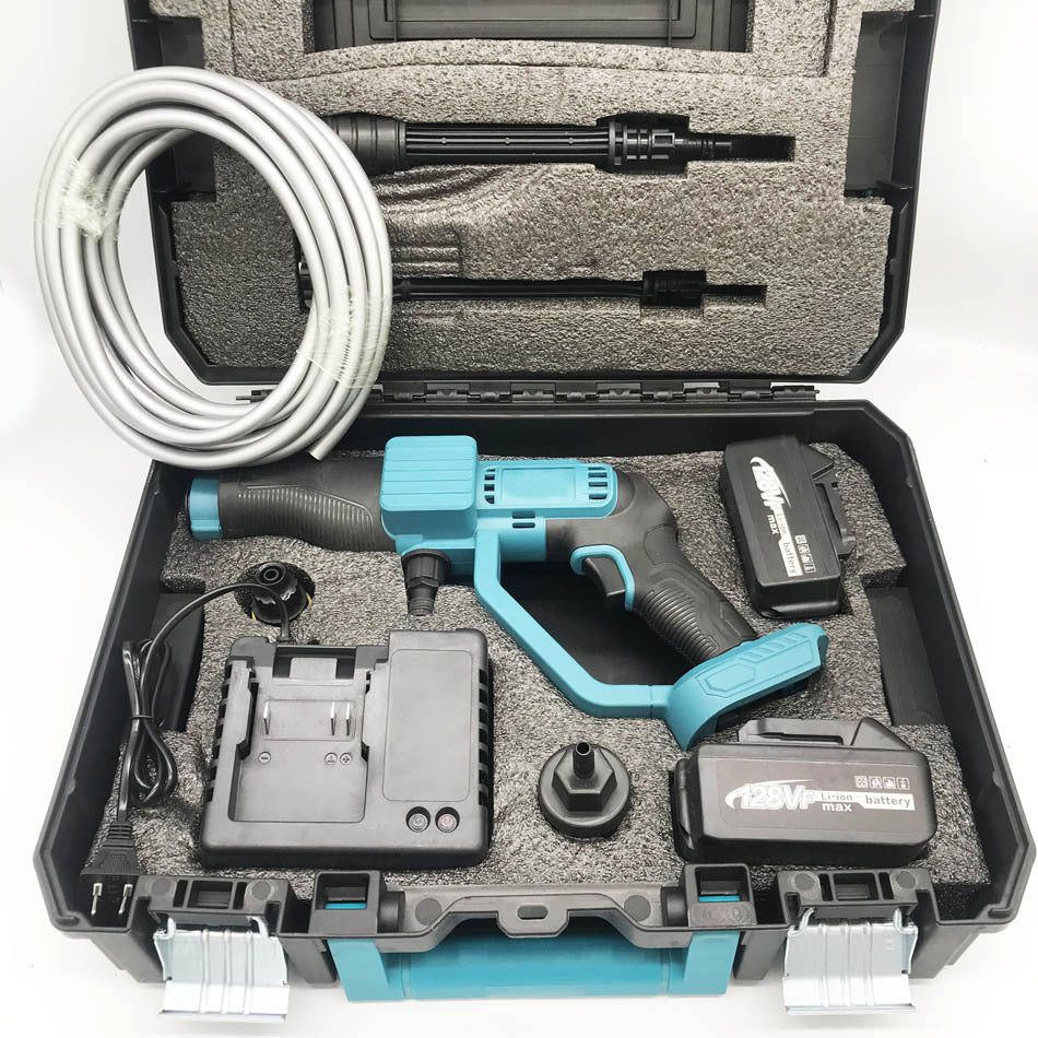 Export wholesale high-power lithium battery car washer DW Makita High Pressure Car Wash Water Gun Home Portable Car