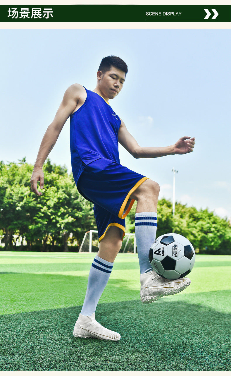 Football shoes high-top training shoes for teenagers, middle and primary school students AG Long Spike Broken Spike Rubber Spike Soccer Shoes