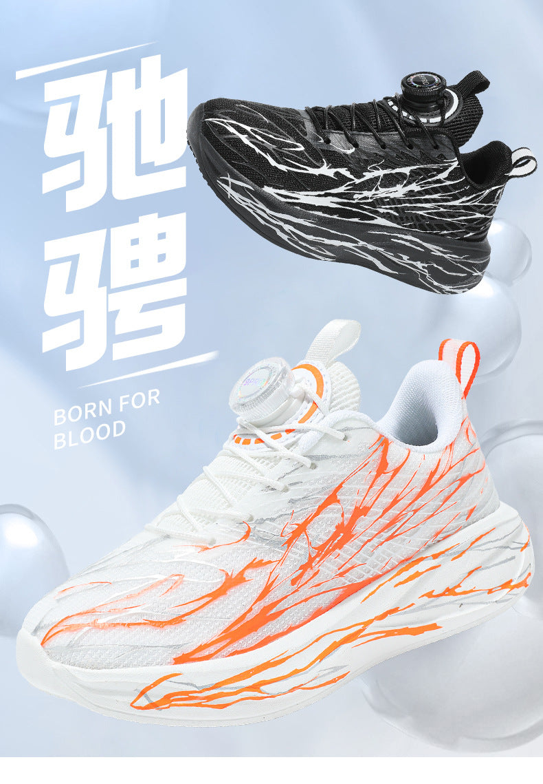 New children's casual running shoes, soft and comfortable mesh shoes, anti-slip and wear-resistant professional running shoes for boys
