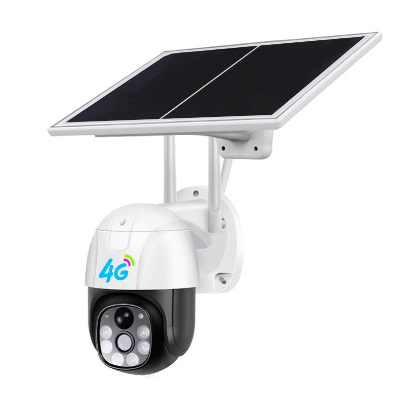 V380Solar Energy4G Camera 1080P High-definition Outdoor Wireless Remote Low-power Surveillance Camera Dome Camera