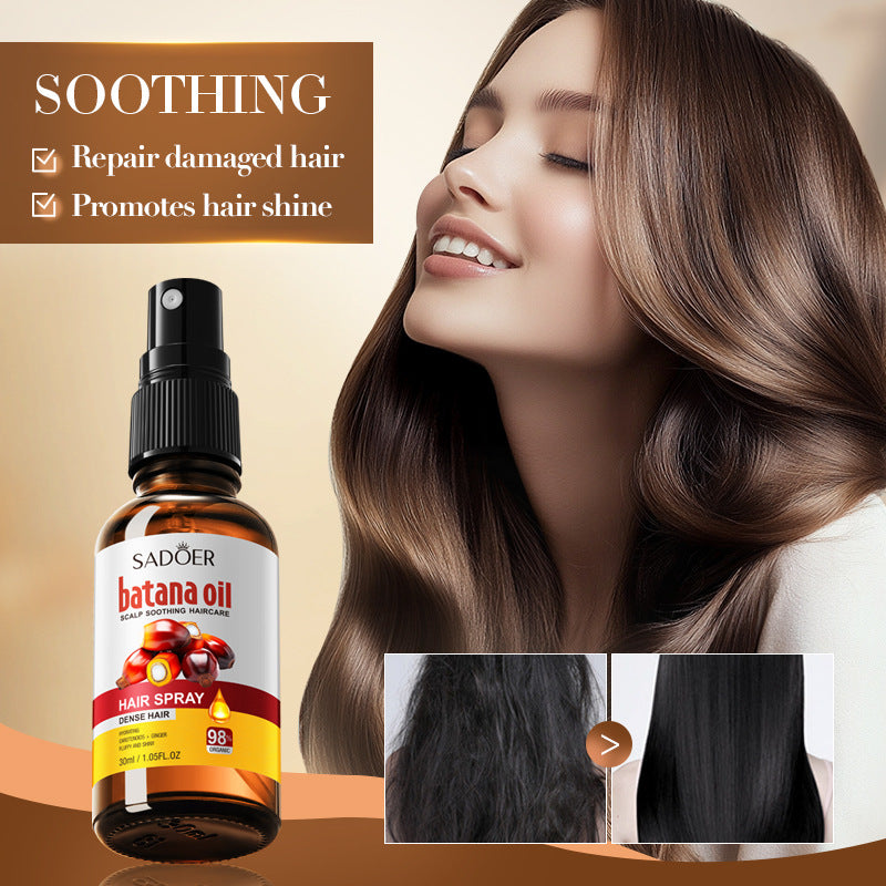 Batahana Hair Care Essential Oil Spray SADOER Soothing and Smooth Hair Conditioner Cross-Border Wholesale