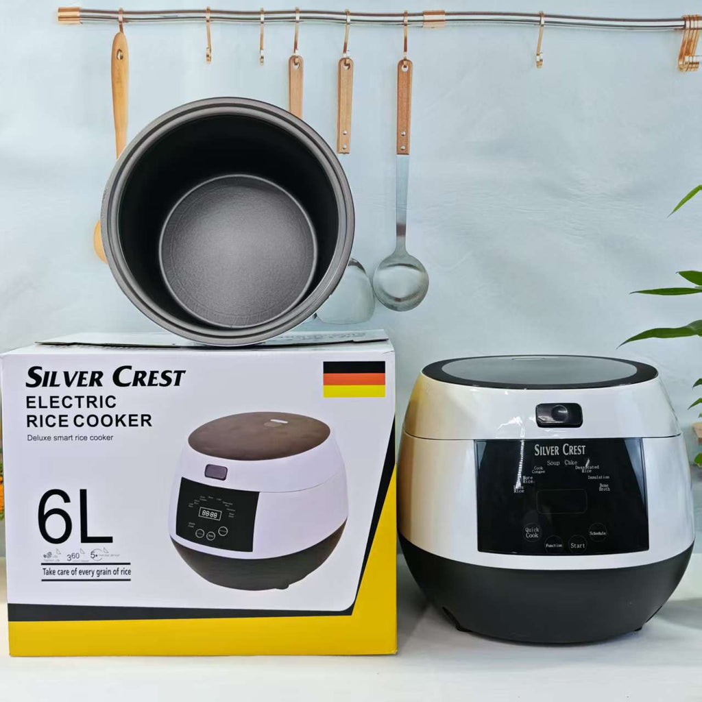 New Smart Touch Screen6L Electric Rice Cooker Household Multi-Functional Large Capacity Appointment Timed Rice Cooker Wholesale