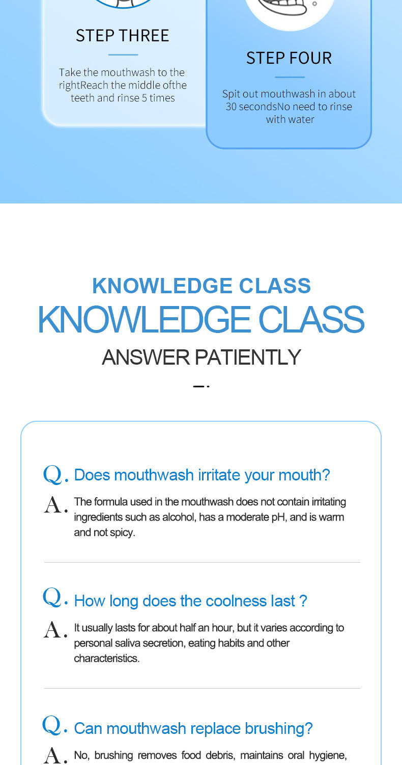 All English Mouthwash250ml  SADOER Peach Mint Lemon Oral Care  Foreign Trade Wholesale