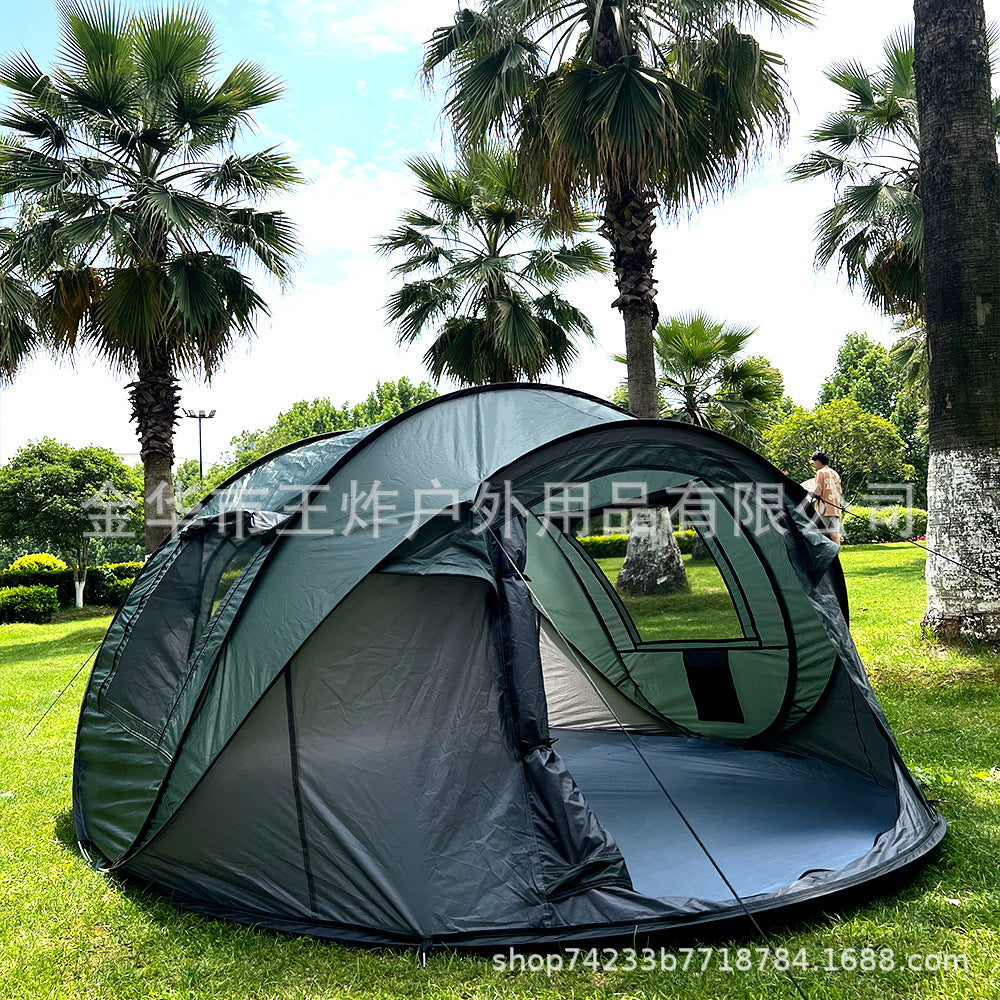 Hot-Selling Fully Automatic Hand-Pull Quick-Open Tent Travel Tent Camping Windproof Rainproof Sunproof Tent