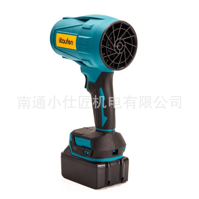 Brushless Blower70mm Lithium Battery Blower Turbo Ducted Industrial Dust Removal Powerful Air Blower Two Batteries One Charger