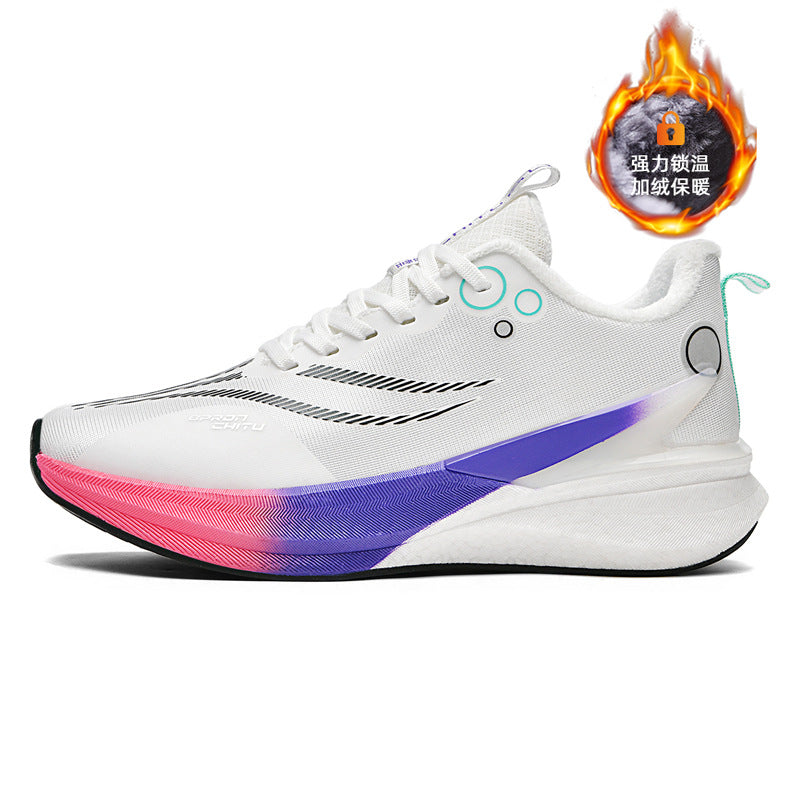 Red Rabbit8pro Running Shoes2025New style fleece-lined warm shock-absorbing sports shoes casual real carbon plate racing running shoes