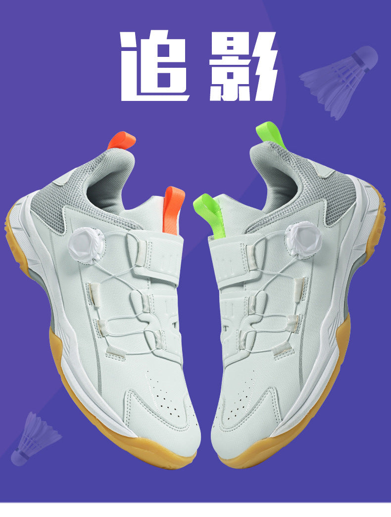 Men's Wear-Resistant Badminton Shoes Sports Shoes Large Size Couples Anti-Slip Shock Absorption Sneakers Women Breathable Lightweight Sports Shoes