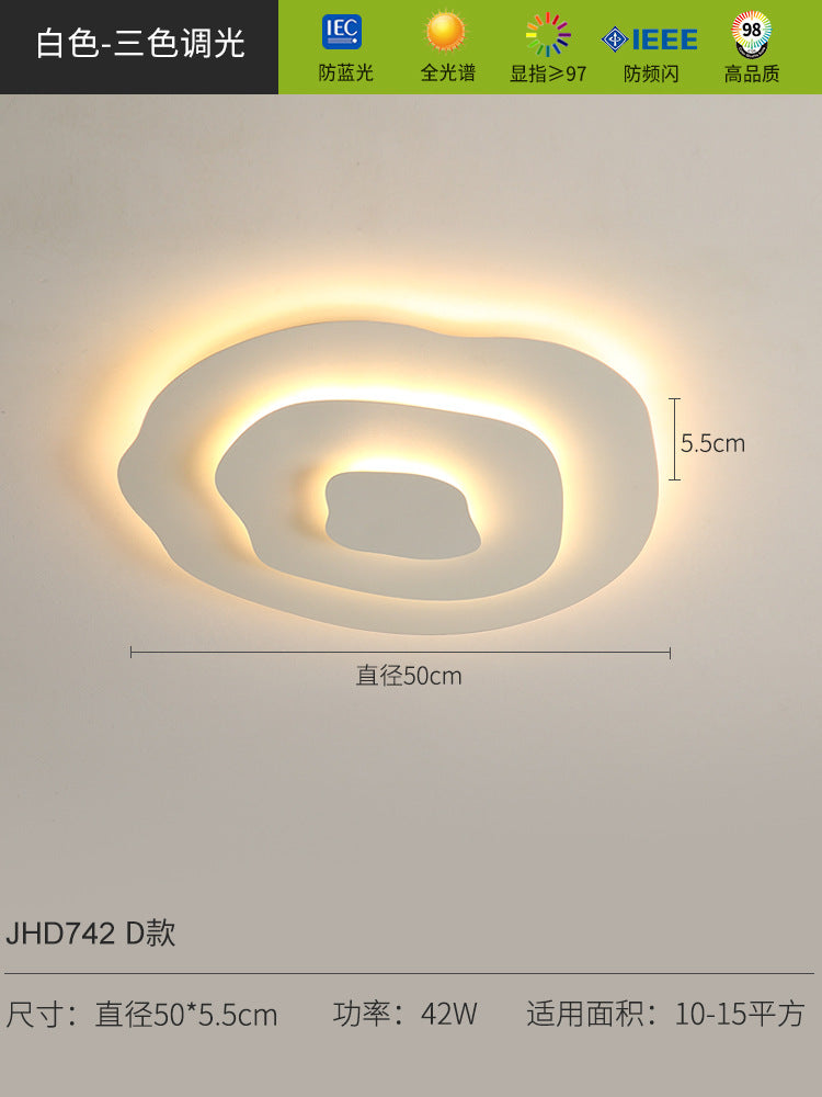 Bedroom light led Modern Minimalist Ceiling Light Internet Celebrity ins Creative Round Home Master Bedroom Study Zhongshan Lamp