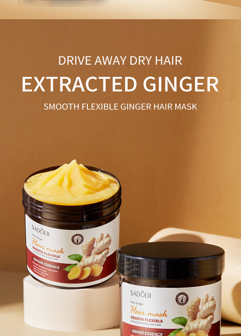 Full English Ginger Hair Mask500g SADOER Moisturizing and Smooth Hair Care  Foreign Trade Live Wholesale