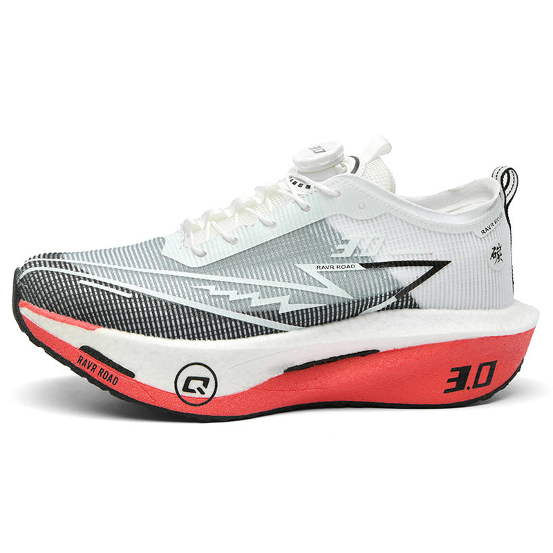 Summer New Fashion Breathable Comfortable Durable Running Shoes Men's Shoes Real Carbon Plate Cushioning High Elasticity Couple Sports Shoes