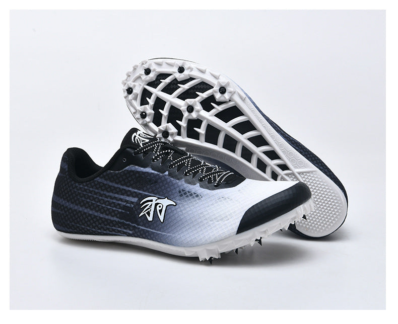 New Track and Field Spikes Men's Full Palm Carbon Plate7Student Physical Education Training Running Shoes for Long Jump and Middle Distance Running for Women