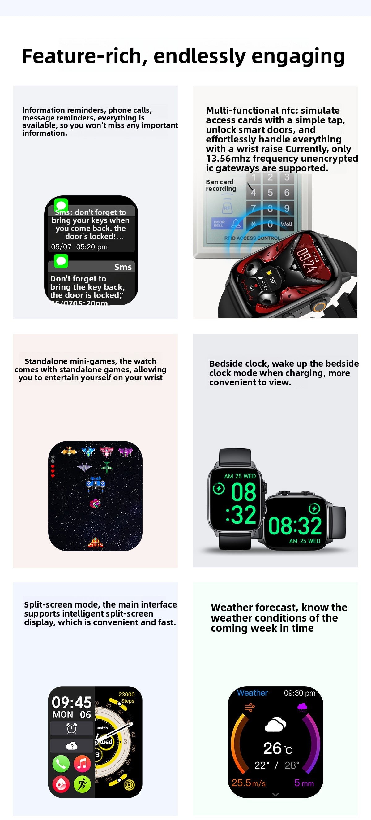 HK95Smart Watch Bluetooth Call Heart Rate Monitoring Exercise Blood Oxygen Blood Pressure AMOLED Hot selling product