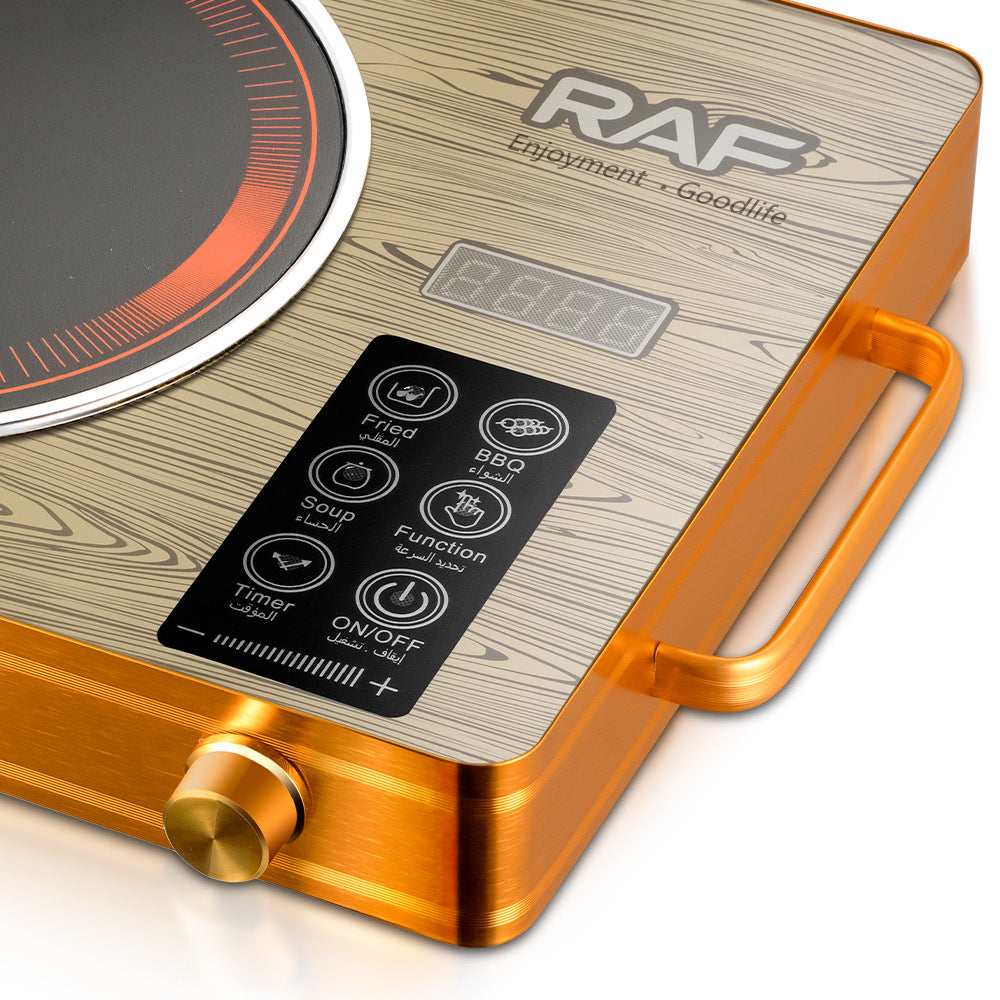 RAF European Standard Electric Ceramic Stove for Home Use, Multi-Functional, High Power, Multi-Setting, Stir-Frying, Hot Pot, Infrared Induction Cooker, Countertop Electric Stove