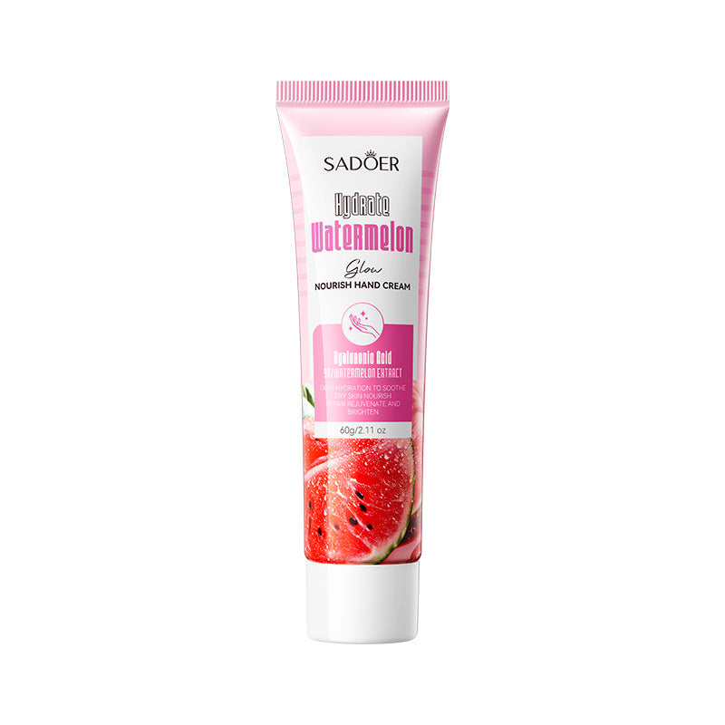 Niacinamide Watermelon Hand Cream SADOER Hydrating and Nourishing Autumn and Winter Hand Cream Cross-Border Foreign Trade Wholesale