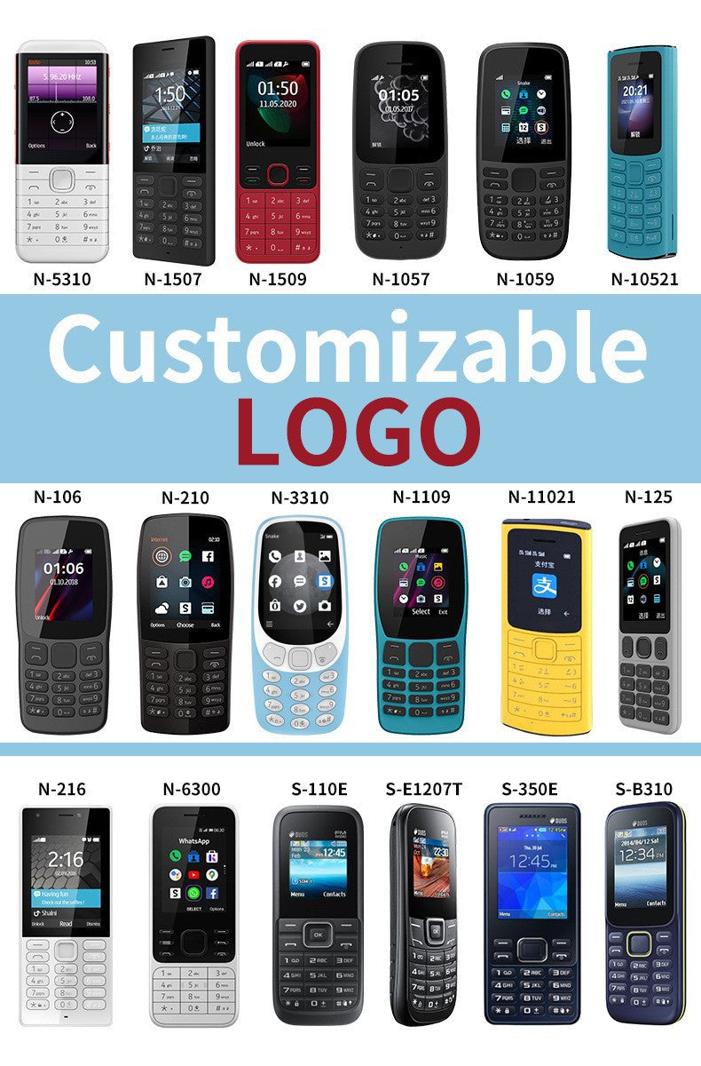 Mobile Phone 150 2023 Dual SIM Non-Smartphone Large Font Feature Phone for Elderly with Buttons