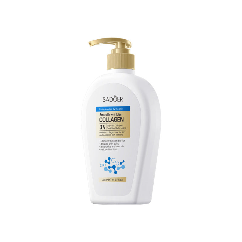 Type III Collagen Body Lotion SADOER Autumn and winter moisturizing body lotion cross-border foreign trade wholesale