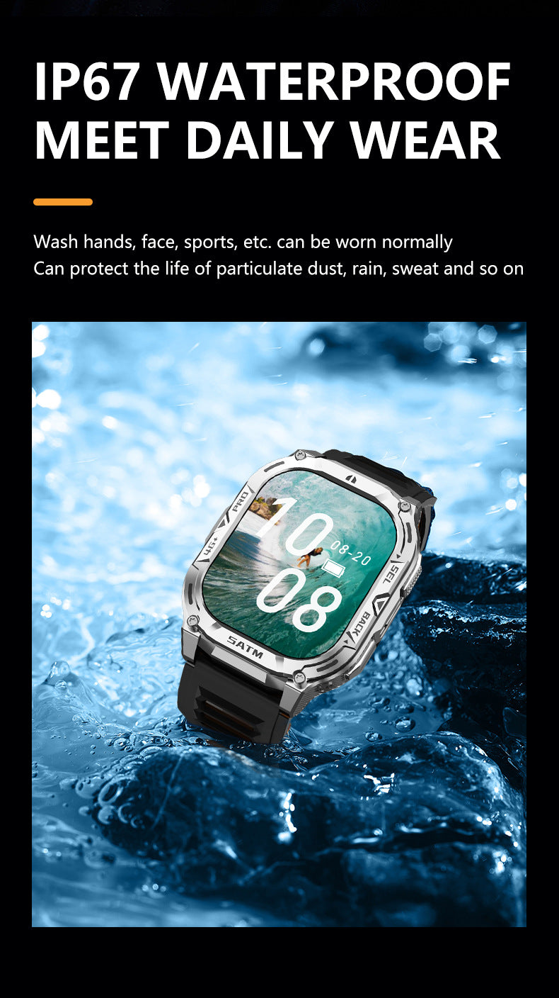 B25Smart Watch5G All-Network Compatible Google Store APP Download True Step Count Heart Rate Front Camera Sports Waterproof Shockproof