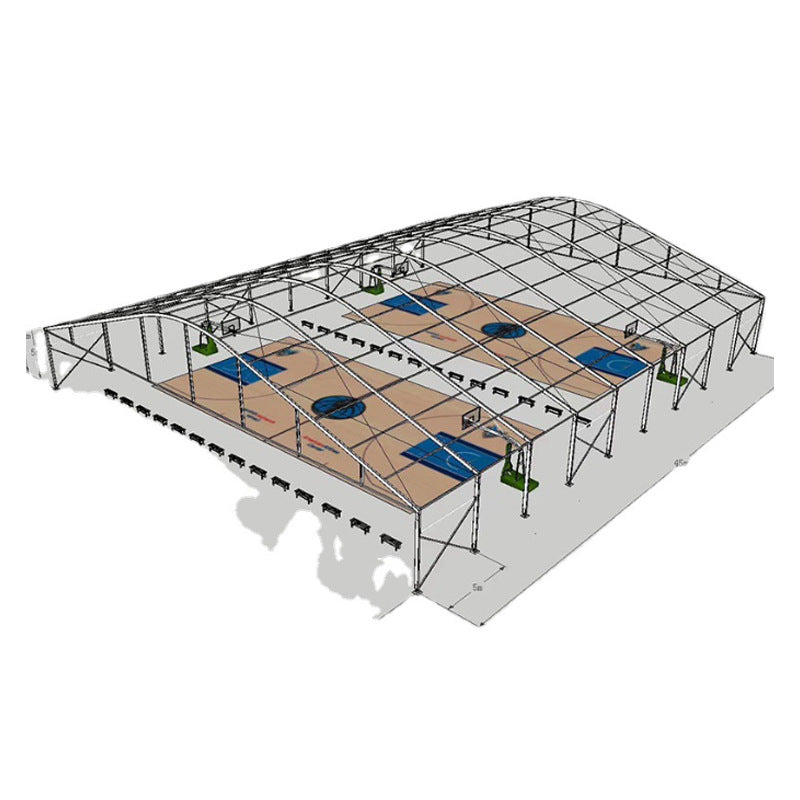 Aluminum Alloy Tent Factory Large Arc Top Tent Outdoor Event Car Exhibition Tent Arc Dome Storage Shed