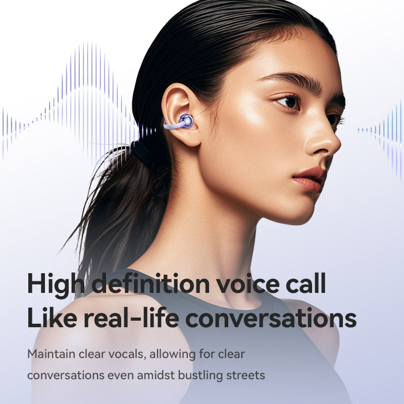 Popular M91AI Smart Translation Bluetooth Earbuds Clip-on High-Quality Bone Conduction Wireless Bluetooth Earbuds