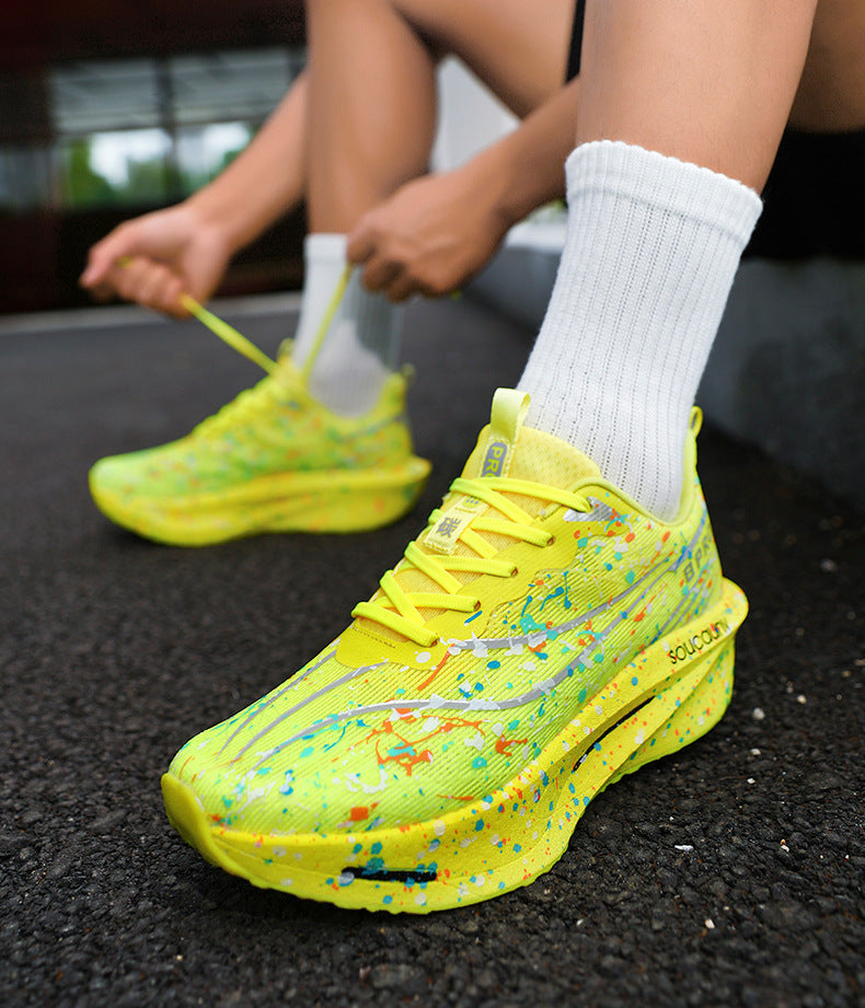 Parent-Child Cool Luminous Running Shoes Casual Fashion Men's Shoes Breathable Mesh Lightweight Comfortable Cushioned Wear-Resistant Sports Shoes