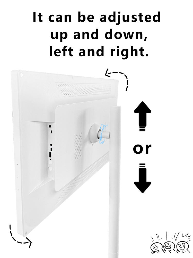 VSTI Brand22Inch Touch TV Movable Rechargeable Built-in Battery Smart Interactive Portable TV