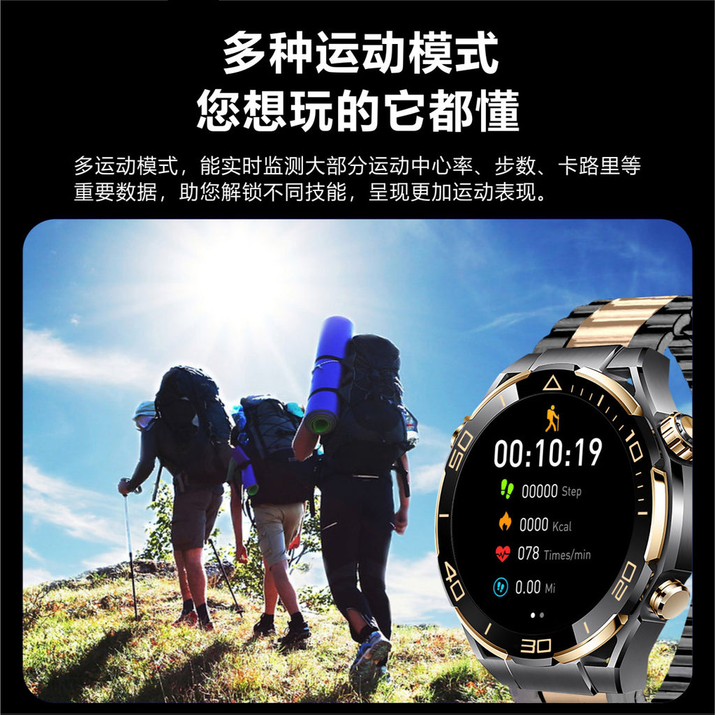 S30 Max Smart Watch1.52inch Bluetooth Call Heart Rate Step Count Sleep Monitoring Local Photo Album+Music
