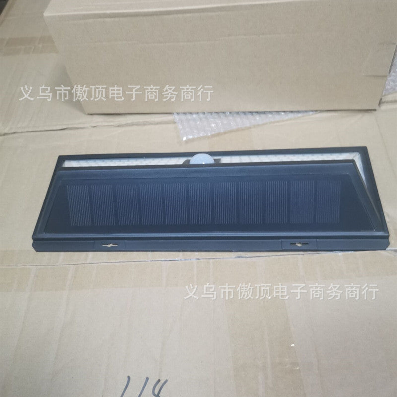 Outdoor Solar Street Light Garden Light Household Sensor Light Outdoor Waterproof Wall Light Garage Light118led Lamp