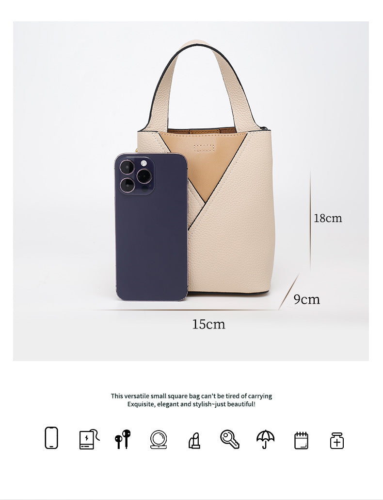 2024New Women's Bag Origami Shoulder Bag Crossbody Small Bag Phone Bag Handbag Bucket Bag Commuter