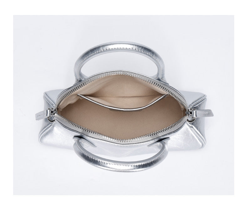 Korean Style Underarm Bag for Women, New Versatile Single Shoulder Fashionable High-End Korean Version Casual Soft Handheld Cylindrical Women's Bag