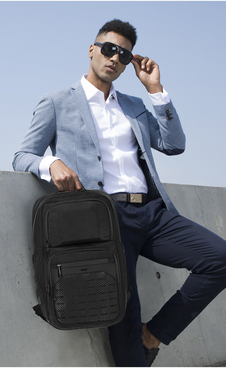 OZUKO Backpack Men's College Student Bag Lightweight Waterproof Large Capacity Casual Sports Computer Commuting Backpack