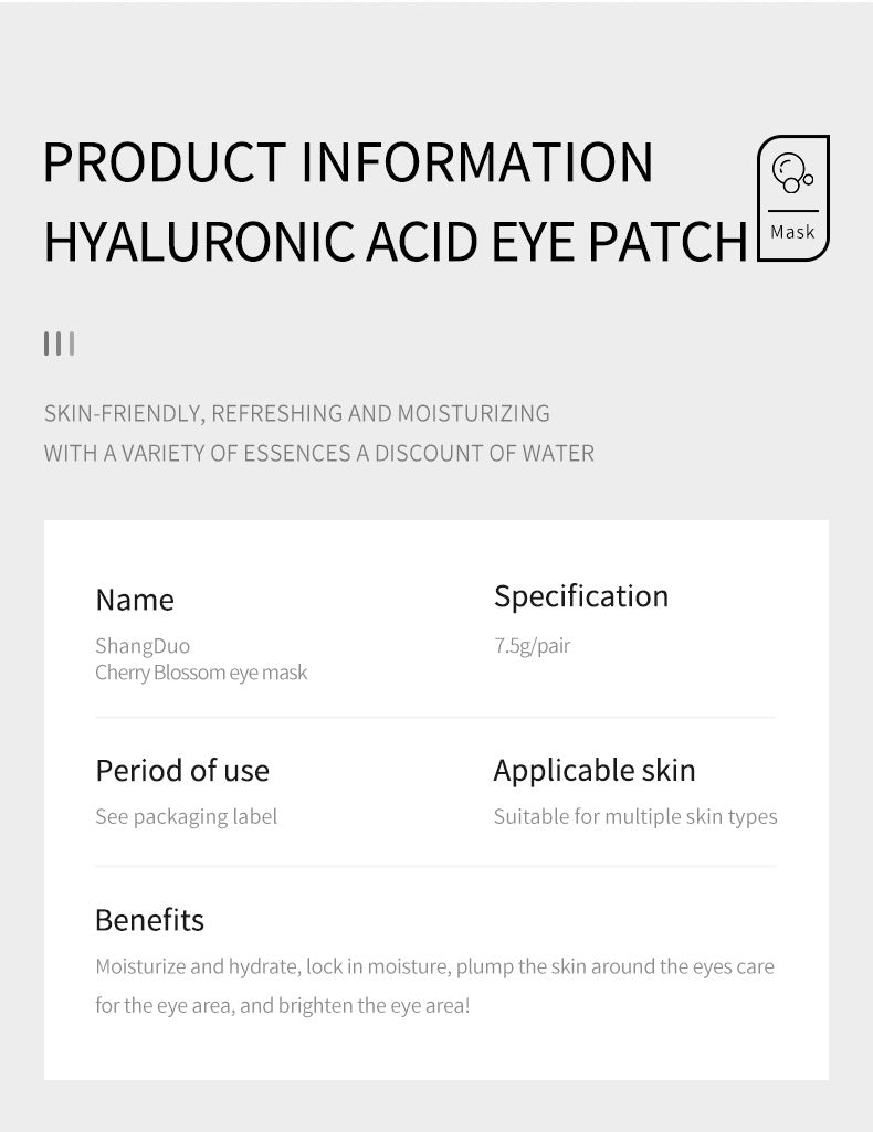 Eye Mask SADOER Caviar Eye Mask Pack Moisture replenishment Cross-border Foreign Trade Skincare Wholesale