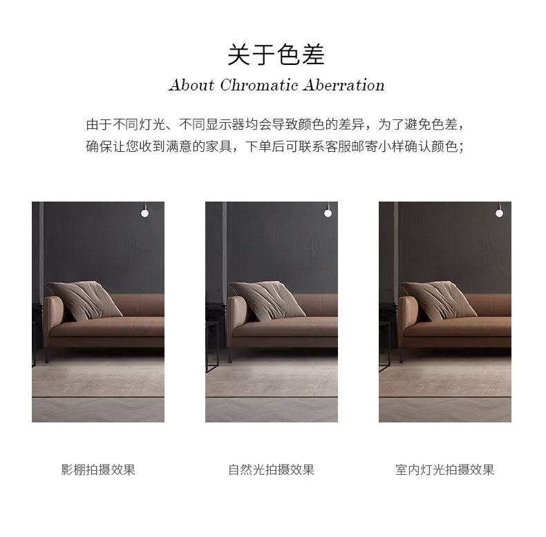 Italian Minimalist Genuine Leather Sofa Light Luxury Simple Modern Latex Nordic Down Living Room Combination Small Apartment Sofa Shipping and tax not included