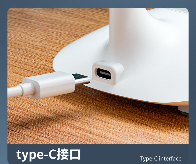 Multifunctional usb Rechargeable Desk Lamp Student Bedroom Bedside Eye Protection Folding Lamp Adjustable Smart Study Reading Desk Lamp