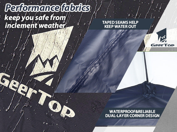 Jituo New Lightweight Tent Outdoor Camping Gear Hiking Aluminum Pole Mountaineering Tent Rainproof Camping Equipment