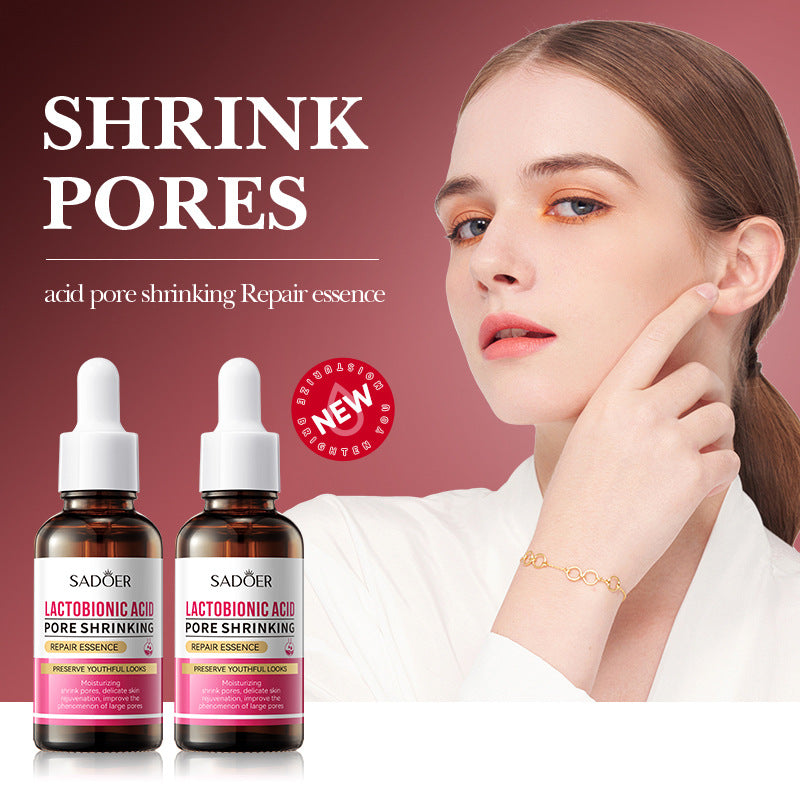 Lactobionic Acid Serum30mlSADOER Moisturizing pore-reducing skin rejuvenation essence cross-border wholesale