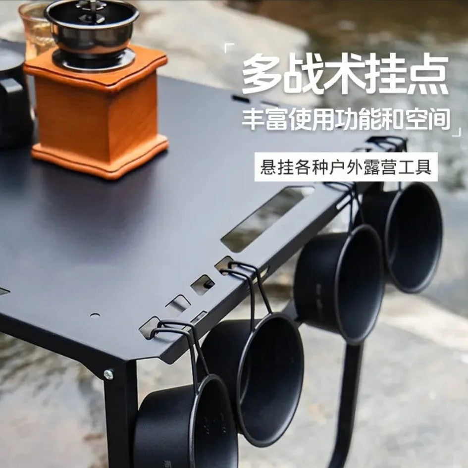 Outdoor folding table camping picnic table igt Hydraulic Tactical Table Portable Semi-Automatic Table Camping Integrated