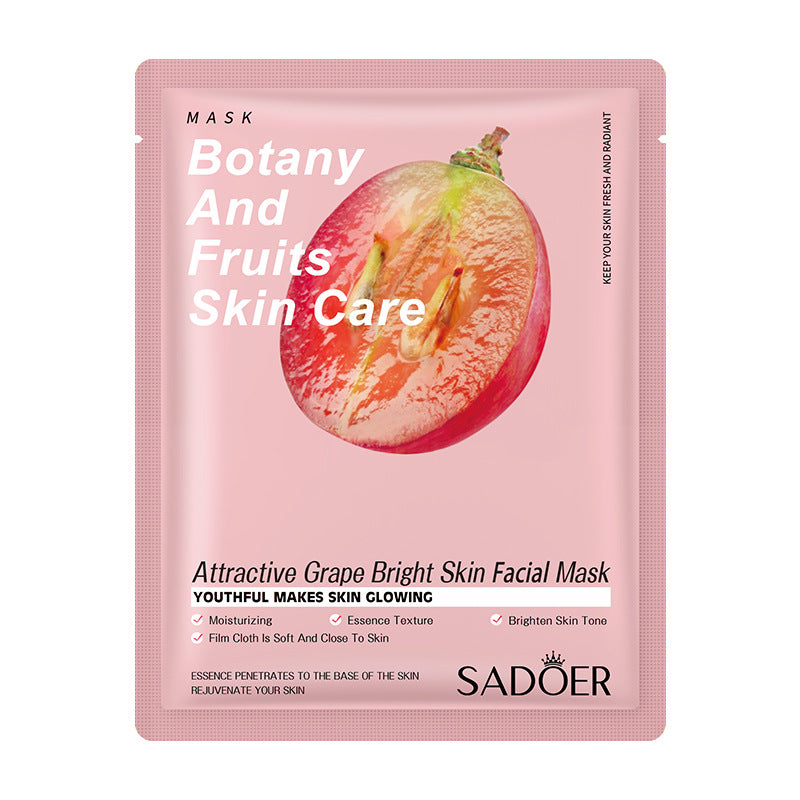 Fruit Mask SADOER Avocado Rose Hydrating Moisturizing Tablets Cross-border Foreign Trade Skincare Wholesale
