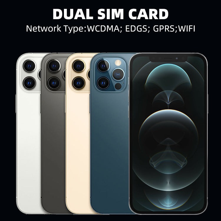 Exclusively for Mobile Phones Ai12Promax Overseas Mobile Phones6.7Inch8+128Full Screen Display ios Smartphone