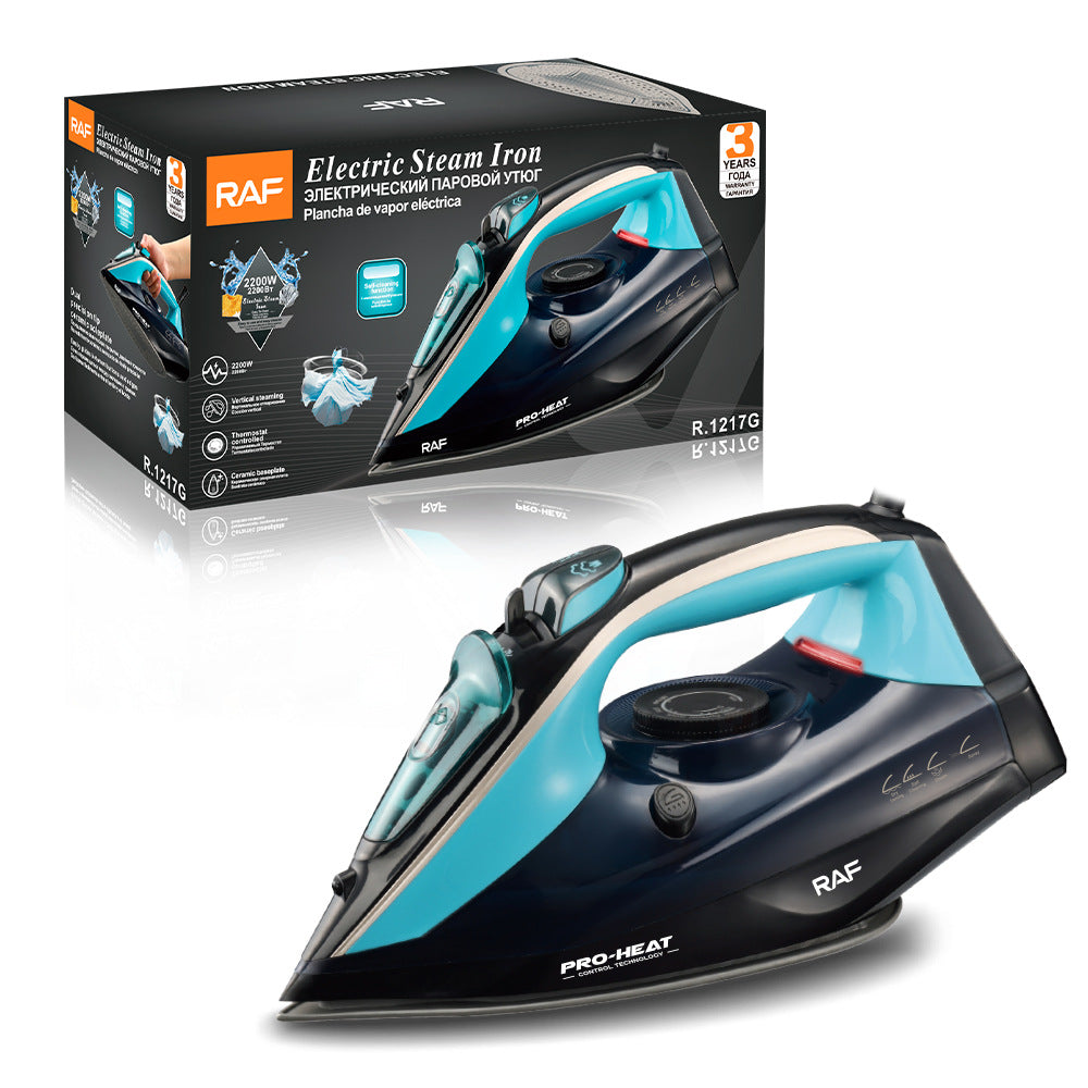 RAF European Standard Household Steam Electric Iron2200W Portable Clothes Ironing Machine Handheld Small1217