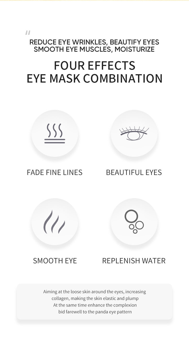 Full English Eye Mask ZOZU Golden Avocado Moisturizing and Hydrating   foreign trade skincare products live wholesale