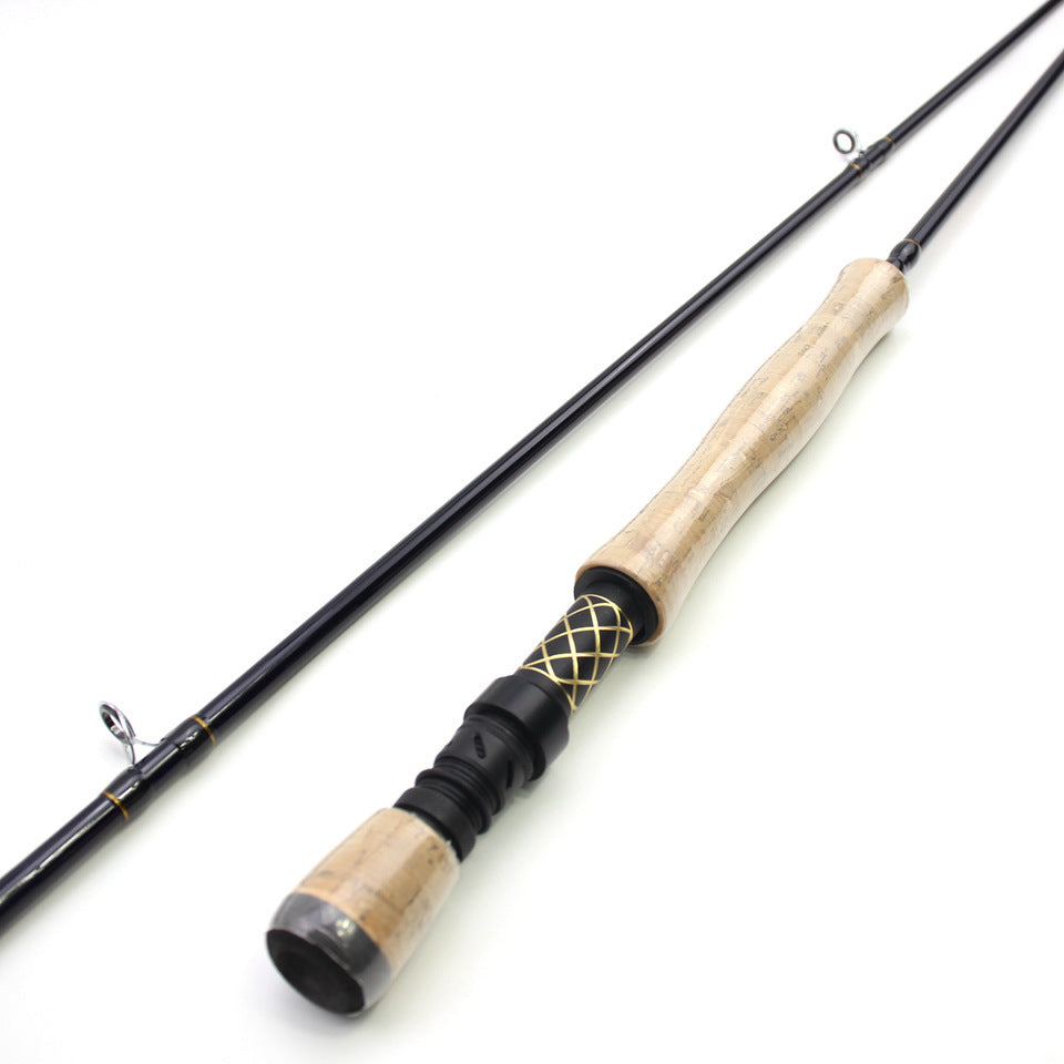 7/8#Carbon Fly Rod4Portable Fly Fishing Rod M Fast Adjustable European and American Style Popular Fishing Rod for Stream Lure Fishing
