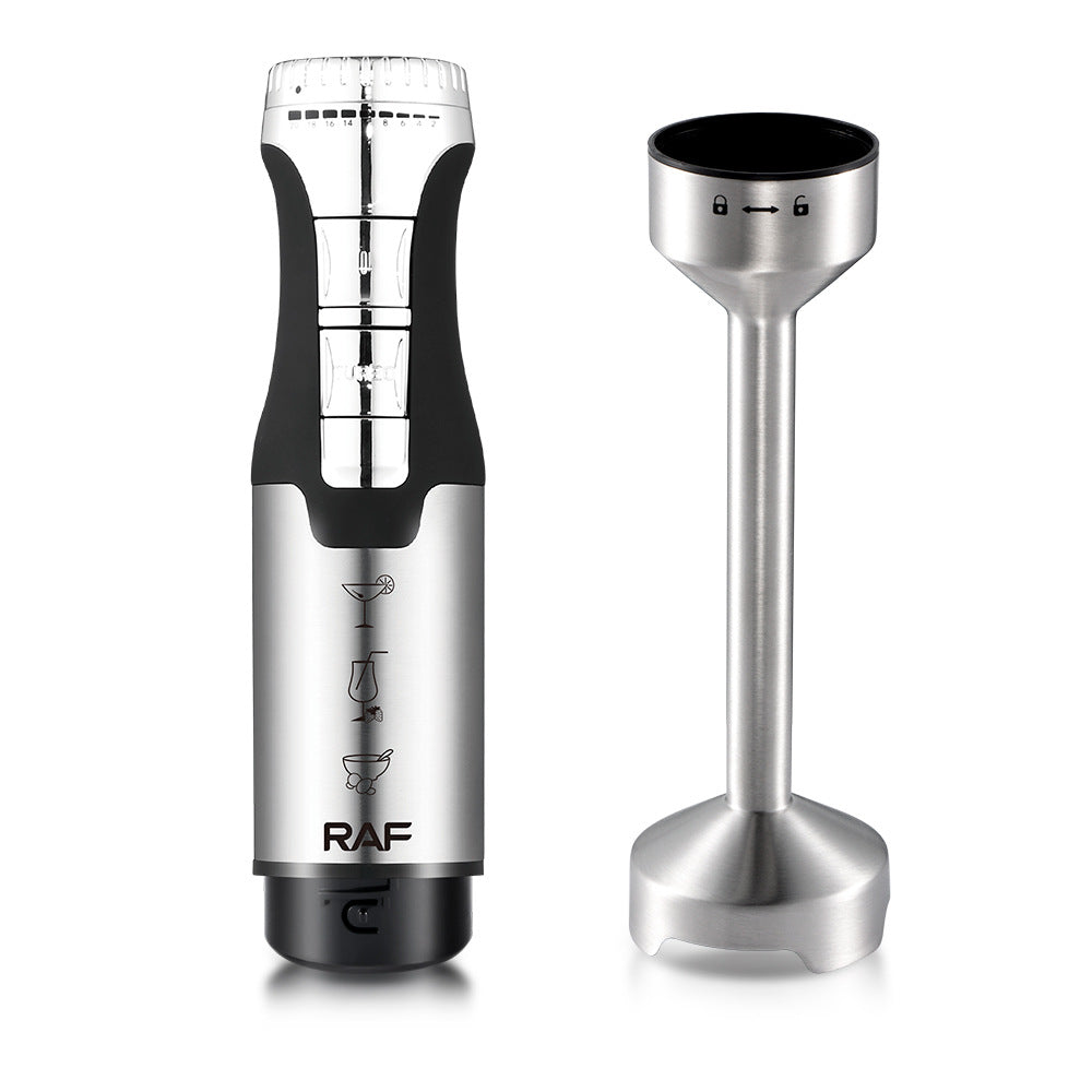 RAF EU Standard Portable Household Food Blender Handheld Electric Stainless Steel Cooking Stick Mixer381