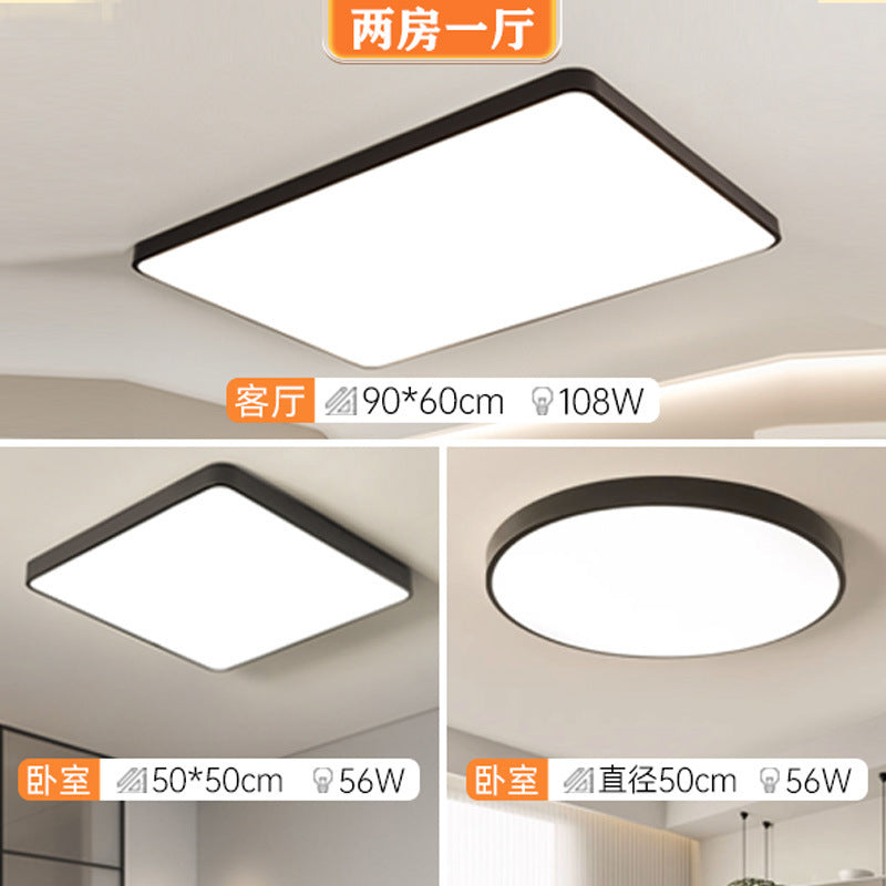 Modern simple personality square living room lamp Nordic Creative Home Use led Bedroom Ceiling Light Zhongshan Lighting Fixtures