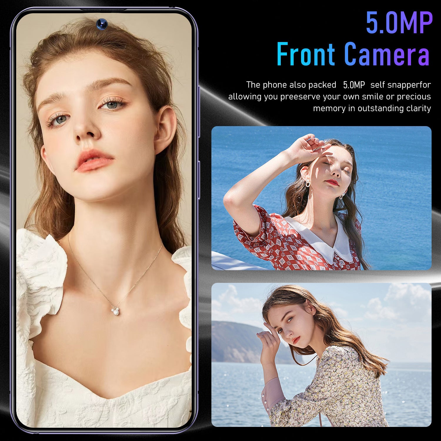 new smartphone C25 Android7.3Inch Large Screen4+64G Smartphone Shopee