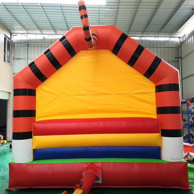 Indoor and Outdoor Small Inflatable Trampoline Jumping Bed Children's Play Castle Sports Slide Naughty Castle Toy Manufacturer