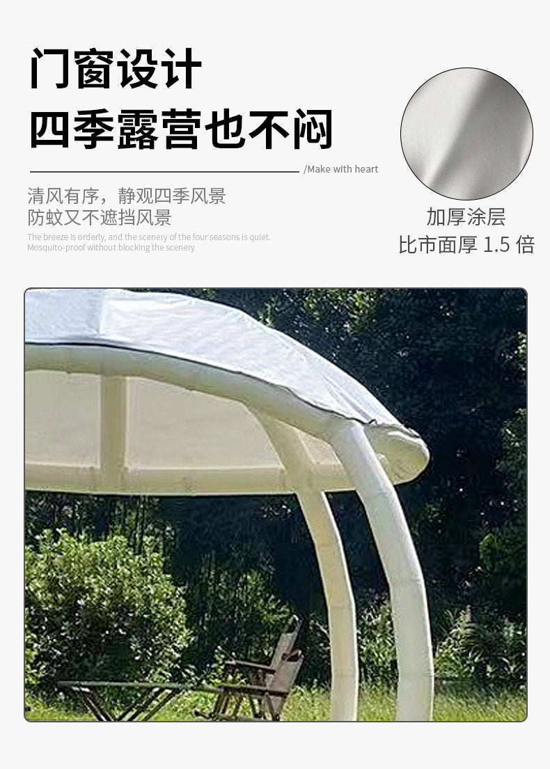 Kaila Outdoor Portable Inflatable Pavilion Round Pavilion Villa Garden Landscape Pavilion Open-air Restaurant Tent
