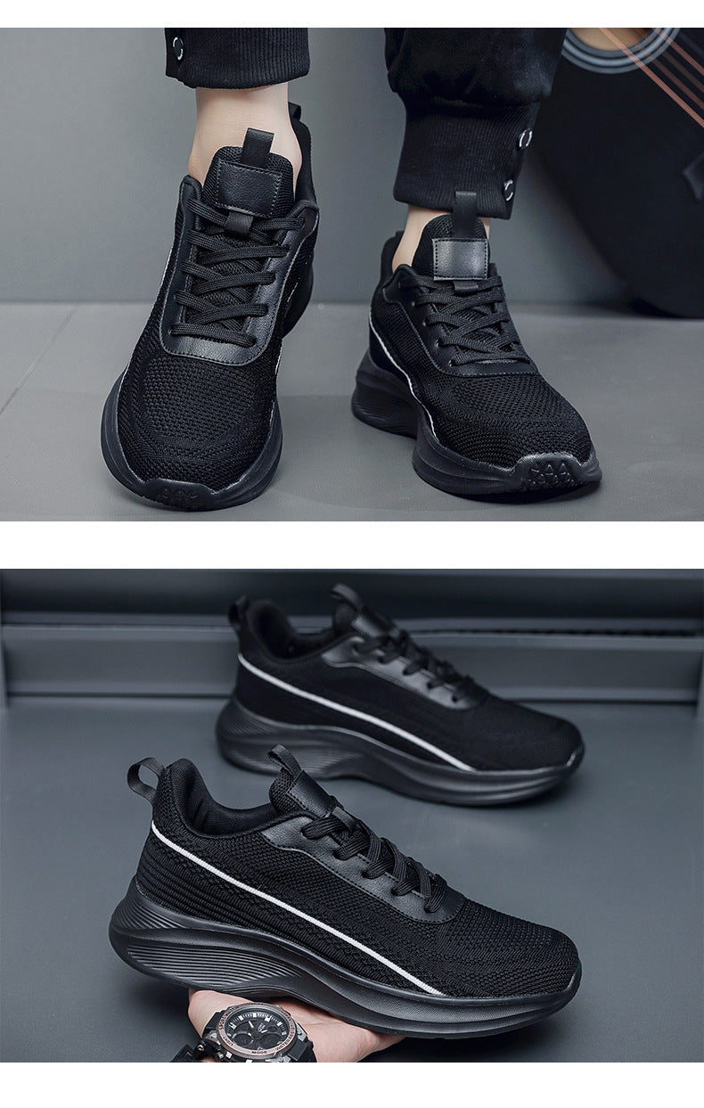 2025Spring and Autumn New Style Foreign Trade Casual Fashion Men's Shoes Breathable Trendy Versatile Comfortable Sports Running Shoes